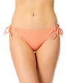 Salt + Cove Juniors' Luster Shine Bikini Bottoms, Exclusively At Macy's In Peach Luster