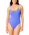 Salt + Cove Juniors' Metallic One-piece Swimsuit, Exclusively At Macy's