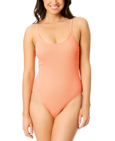 Salt + Cove Juniors' Metallic One-piece Swimsuit, Exclusively At Macy's