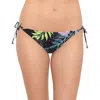 Salt + Cove Juniors Night Life Womens Side Tie Printed Swim Bottom Separates In Multi