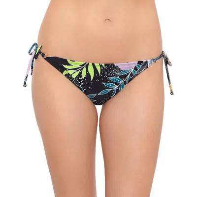 Salt + Cove Juniors Night Life Womens Side Tie Printed Swim Bottom Separates In Multi