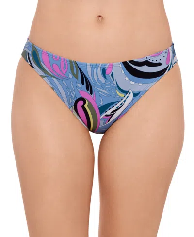 Salt + Cove Juniors' Printed Hipster Bikini Bottoms, Exclusively At Macy's In Blue Bell