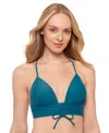 Salt + Cove Juniors' Push-up Midkini Top, Exclusively At Macy's In Deep Seas