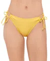 Salt + Cove Juniors' Side-tie Bikini Bottoms, Exclusively At Macy's In Lemon Drop