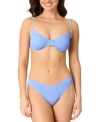 Salt + Cove Salt Cove Juniors Smocked Underwire Bikini Top Smocked High Leg V Hipster Bottoms Exclusively At Mac