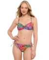 Salt + Cove Salt Cove Juniors Sweetheart Bralette Bikini Top Side Tie Bottoms Exclusively At Macys