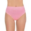 Salt + Cove Juniors Womens Chevron High Waist Swim Bottom Separates In Pink