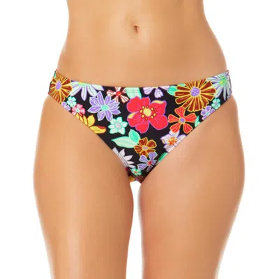 SALT + COVE JUNIORS WOMENS FLORAL PRINT HIPSTER SWIM BOTTOM SEPARATES