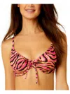 Salt + Cove Salt Cove Juniors Mane Event Underwire Bralette Bikini Top Mane Event Cinched High Waist Bikini Bott In Multi