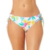 Salt + Cove Juniors Womens Beachwear Floral Print Bikini Swim Top In Multi