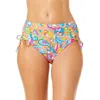 Salt + Cove Juniors Womens Side Tie High Waist Swim Bottom Separates In Multi