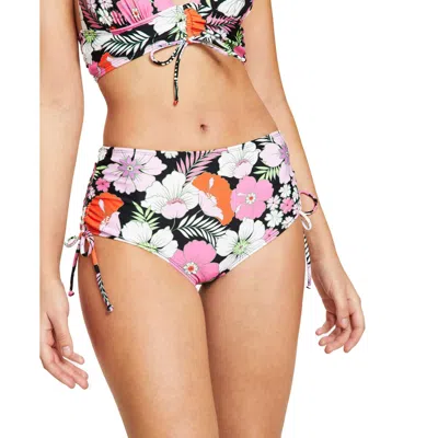 Salt + Cove Juniors Womens Side Tie High Waist Swim Bottom Separates In Multi