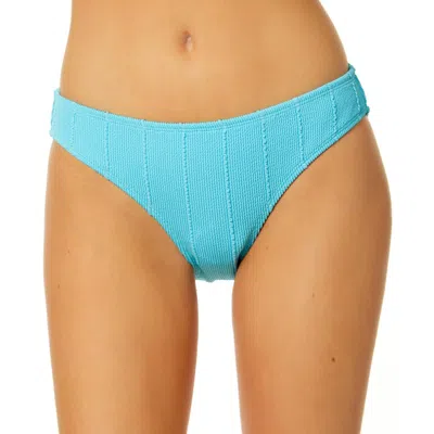 Salt + Cove Juniors Womens Textured Hipster Swim Bottom Separates In Blue