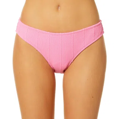 Salt + Cove Juniors Womens Textured Hipster Swim Bottom Separates In Pink