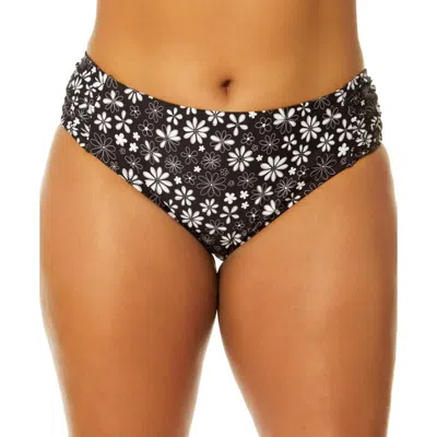Salt + Cove Plus Womens Beachwear Summer Swim Bottom Separates In Black