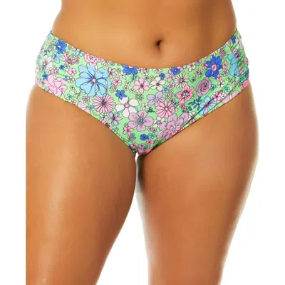 Salt + Cove Plus Womens Summer Beachwear Swim Bottom Separates In Multi