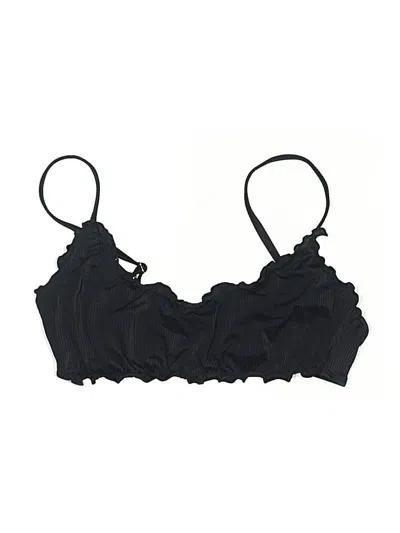 Pre-owned Salt + Cove Swimsuit Top Black Swimwear