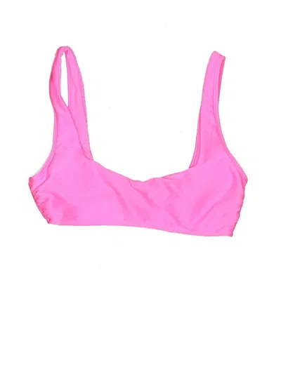 Pre-owned Salt + Cove Swimsuit Top Pink Swimwear
