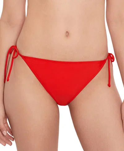 Salt + Cove Women's Side-tie Bikini Bottoms, Created For Macy's In Vermillion