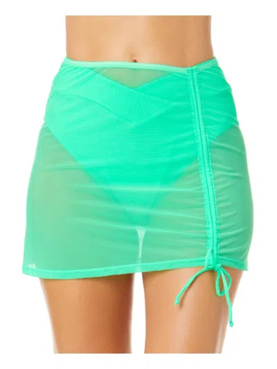 Salt + Cove Womens Beachwear Summer Cover-up In Green