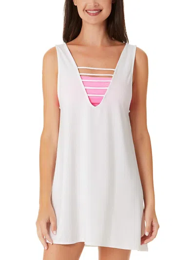 Salt + Cove Womens Beachwear Summer Cover-up In White