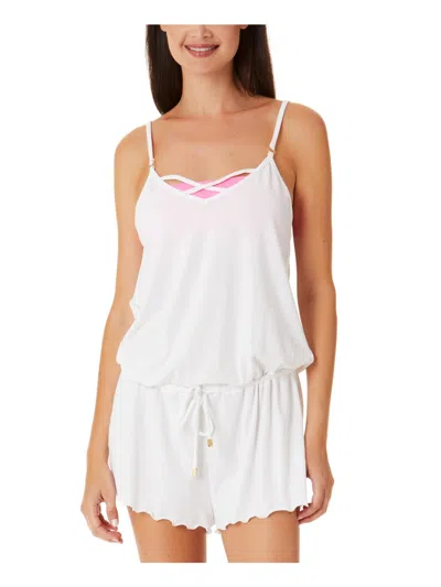 Salt + Cove Womens Beachwear Summer Cover-up In White