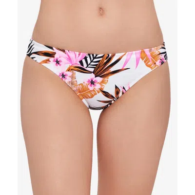 Salt + Cove Womens Floral Lined Swim Bottom Separates In White