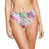 Salt + Cove Womens High-waist Floral Swim Bottom Separates In Multi