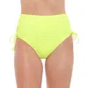 Salt + Cove Womens High-waist Side-tie Swim Bottom Separates In Yellow