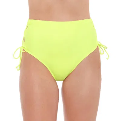 Salt + Cove Womens High-waist Side-tie Swim Bottom Separates In Yellow