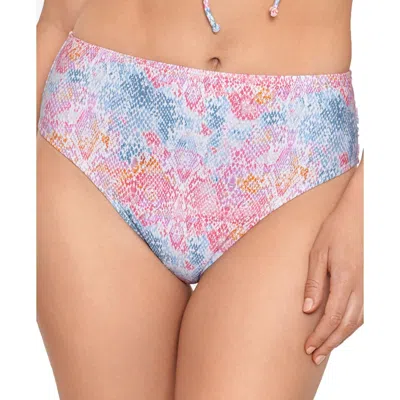 Salt + Cove Womens High-waist Snake Swim Bottom Separates In Multi
