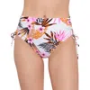 Salt + Cove Womens Lace-up High-waist Swim Bottom Separates In Multi