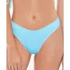 Salt + Cove Womens Ribbed Lined Swim Bottom Separates In Blue