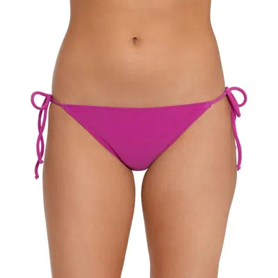 Salt + Cove Womens Ribbed Side-tie Swim Bottom Separates In Pink