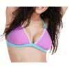Salt + Cove Salt Cove Juniors Contrast Trim Triangle Bikini Top Contrast Bikini Bottoms Created For Macys In Multi