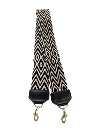 Pre-owned Salt Knitted Patterned Bag Strap In Black/neutrals