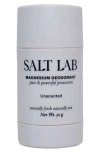 Salt Lab Magnesium Deodorant In Transparent