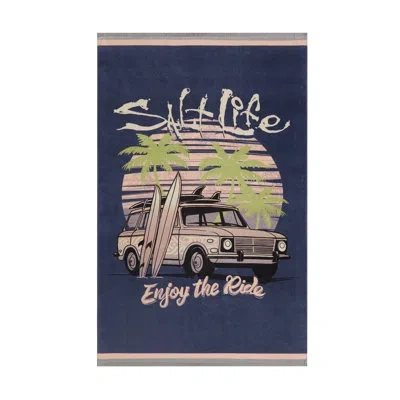Salt Life Adventure Vibe Beach Towel In Indigo