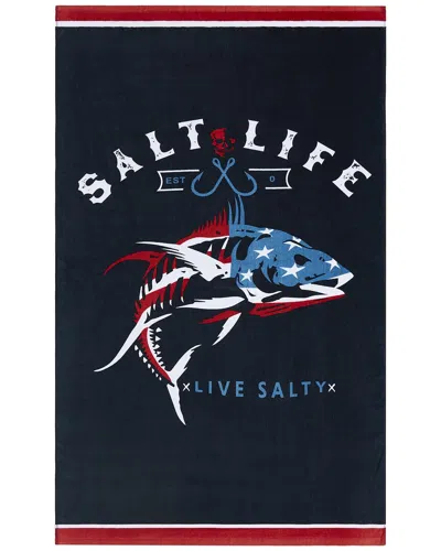 Salt Life American Fish Beach Towel