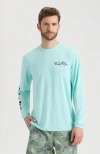 Salt Life Big Tuna Long Sleeve Performance Tee In Blue