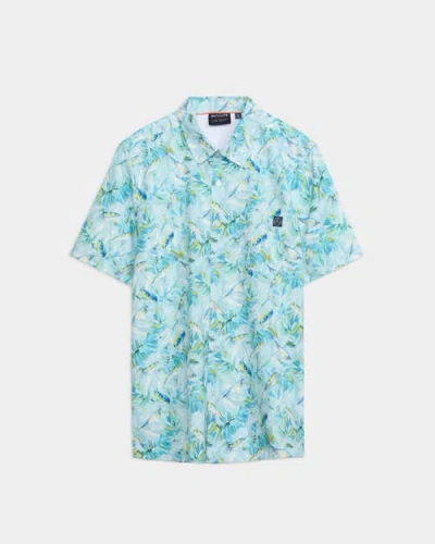 Salt Life Catch Me If You Can Performance Woven Shirt In Multi