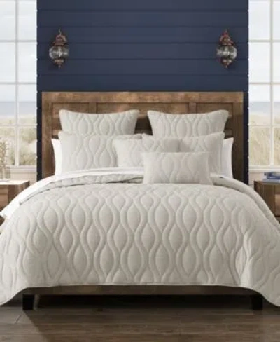 Salt Life Cove Geometric Quilt Sets In Blue