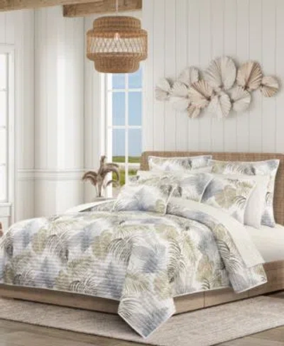 Salt Life Hatteras Floral Quilt Sets In Brown