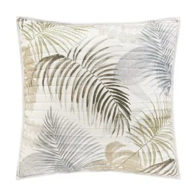 Salt Life Hatteras Quilt 20" Square Quilted Decorative Throw Pillow In Natural