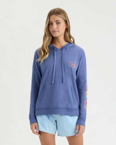 Salt Life Honu Hoodie In Blue