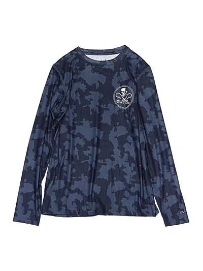 Pre-owned Salt Life Kids' Long Sleeve T-shirt In Blue