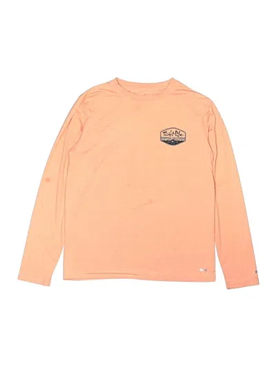 Pre-owned Salt Life Kids' Long Sleeve T-shirt In Orange