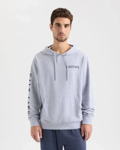 Salt Life Mahi Hoodie In Gray