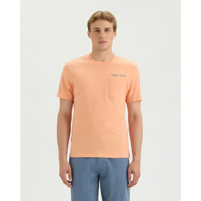 Salt Life Offshore Catch Short Sleeve Tee In Orange