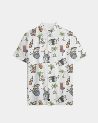 Salt Life Poke Night Woven Short Sleeve Shirt In Multi